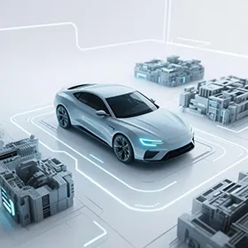 Spritzgussform für Automobilkomponenten